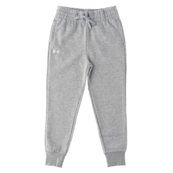 UNDER ARMOUR • Girls Rival Fleece Sweatpants Joggers - Picture 5 of 8